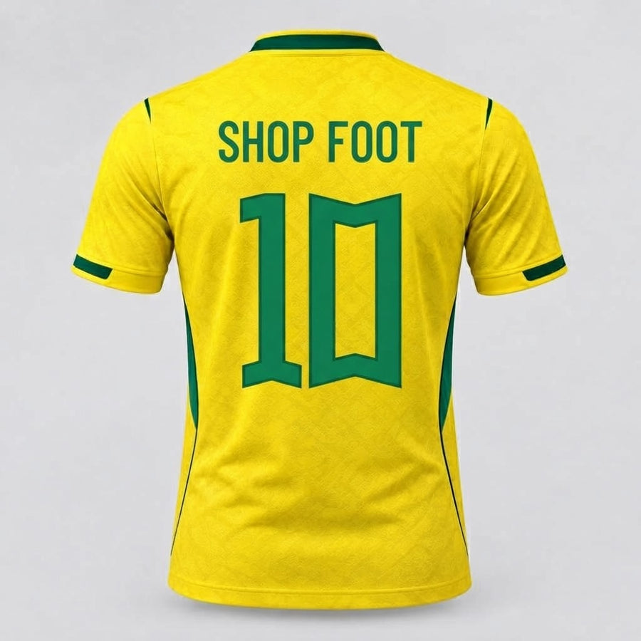 Maillot Brésil Domicile Jaune – flocage