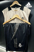 Ensemble Real Madrid Débardeur + Short – Beige & Noir