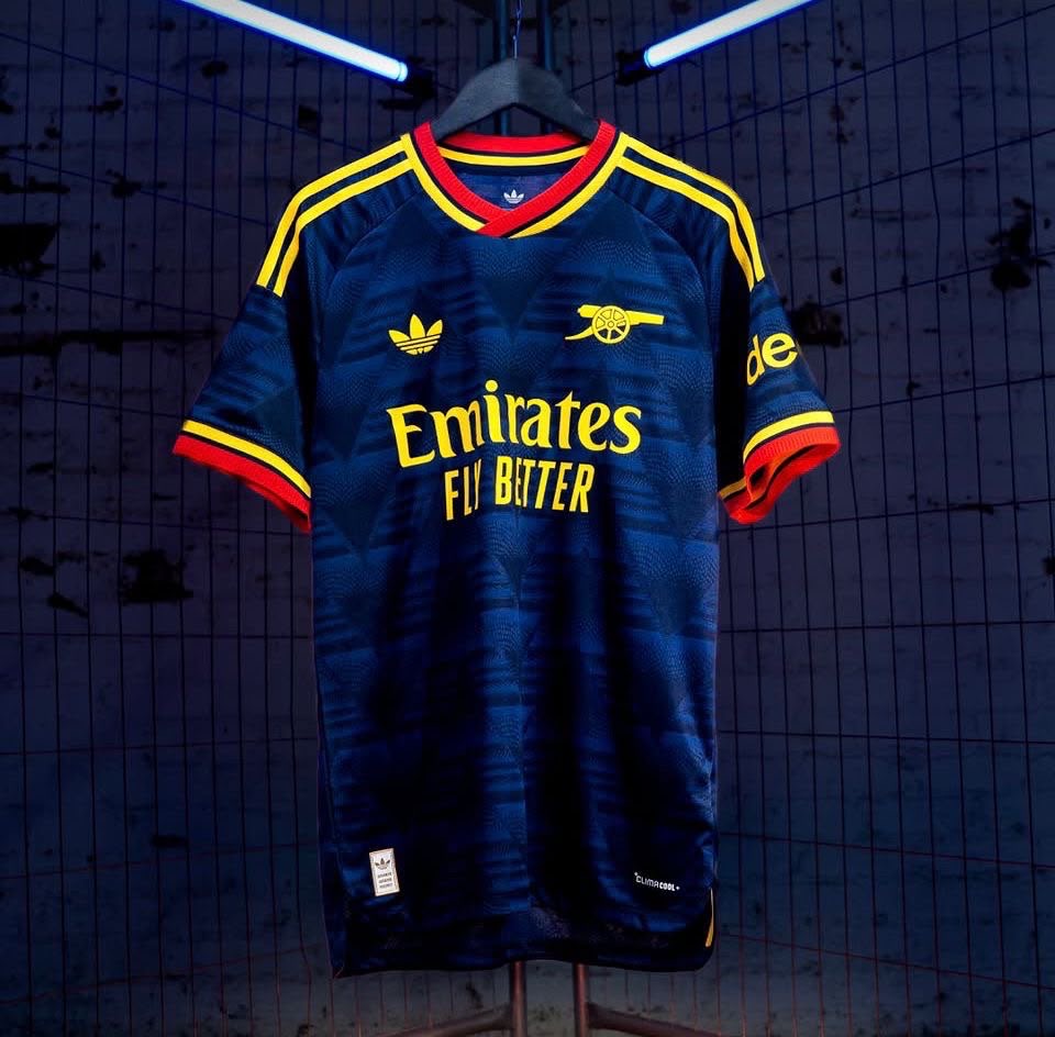 Maillot Arsenal Bleu Marine & Jaune