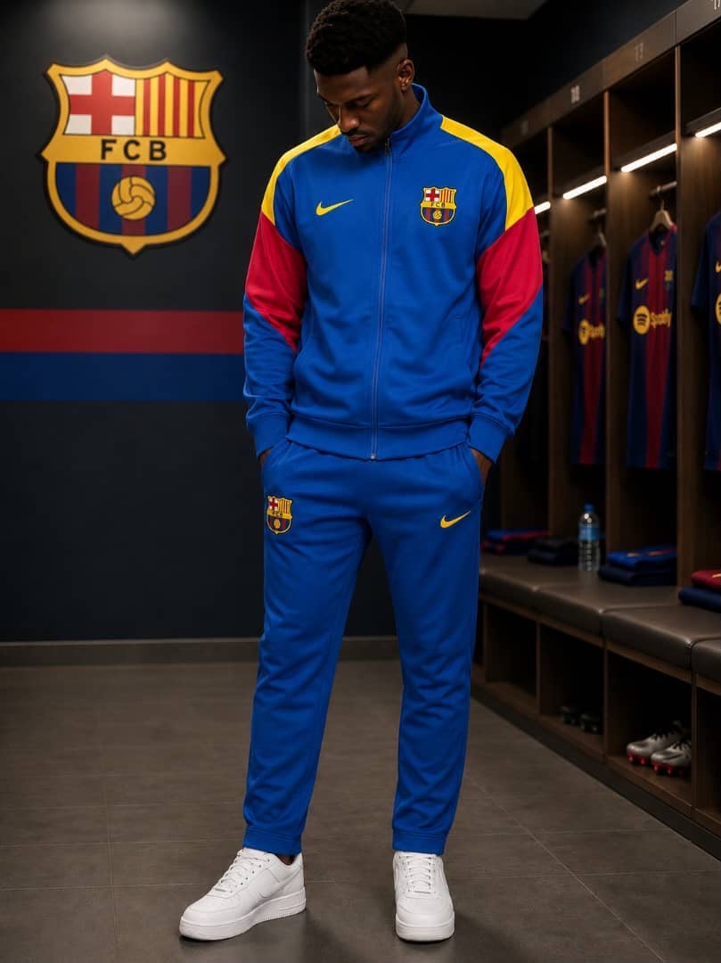 Survêtement FC Barcelone Bleu Roi