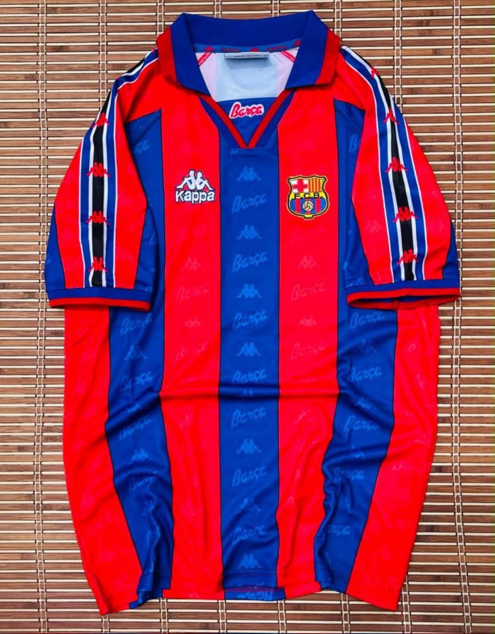 Maillot Rétro FC Barcelone Domicile – Kappa Années 90