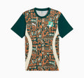 Maillot Côte d'Ivoire Pré-Match Vert & Orange