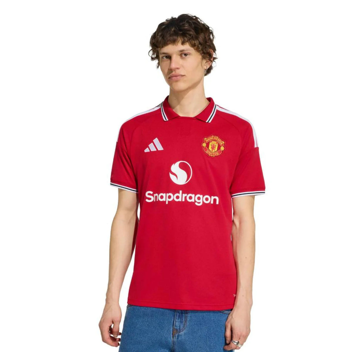 Maillot Manchester United Domicile Rouge – Col Polo