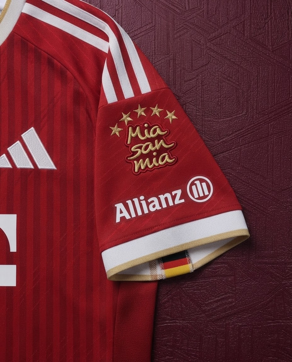 Maillot Bayern Munich Domicile Rouge