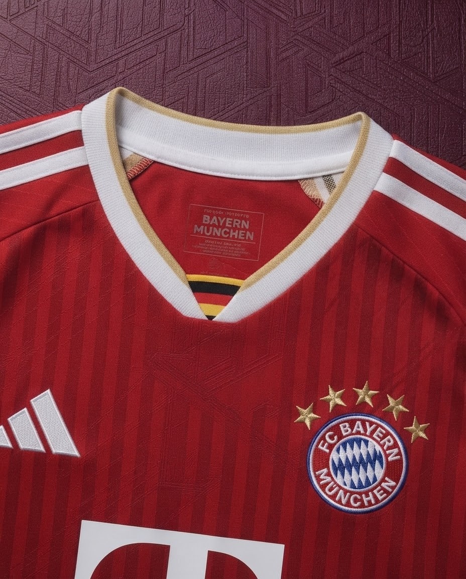 Maillot Bayern Munich Domicile Rouge