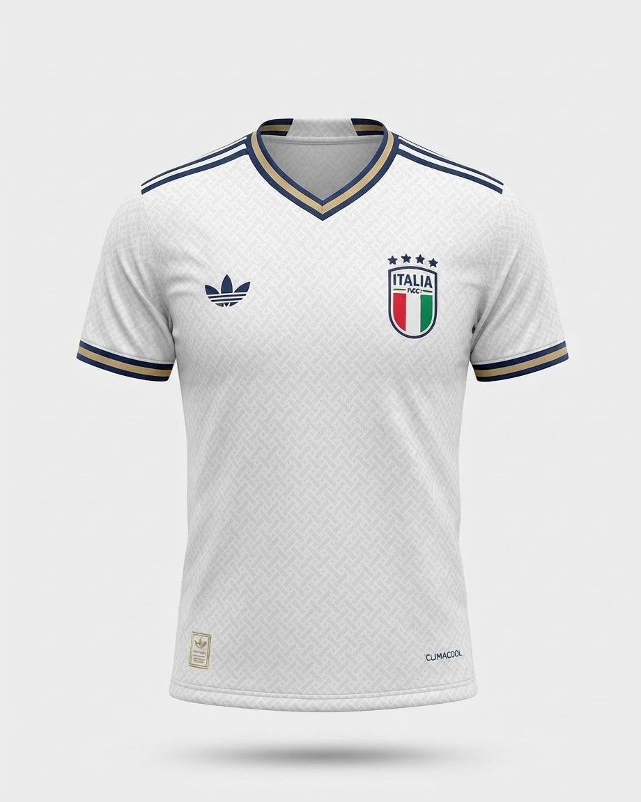Maillot Italie Blanc – vue de face