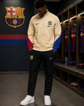 Survêtement FC Barcelone Beige & Noir