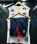 Ensemble PSG Débardeur + Short – Blanc & Marine